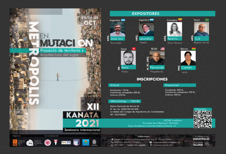 Seminario Internacional Kanata 2021: Metrópolis en mutación