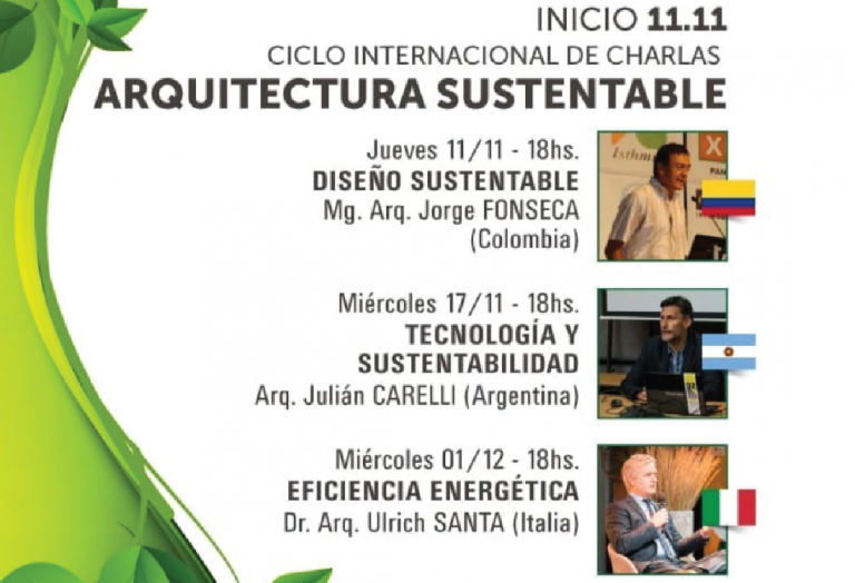 Ciclo Internacional de Charlas sobre Arquitectura Sustentable