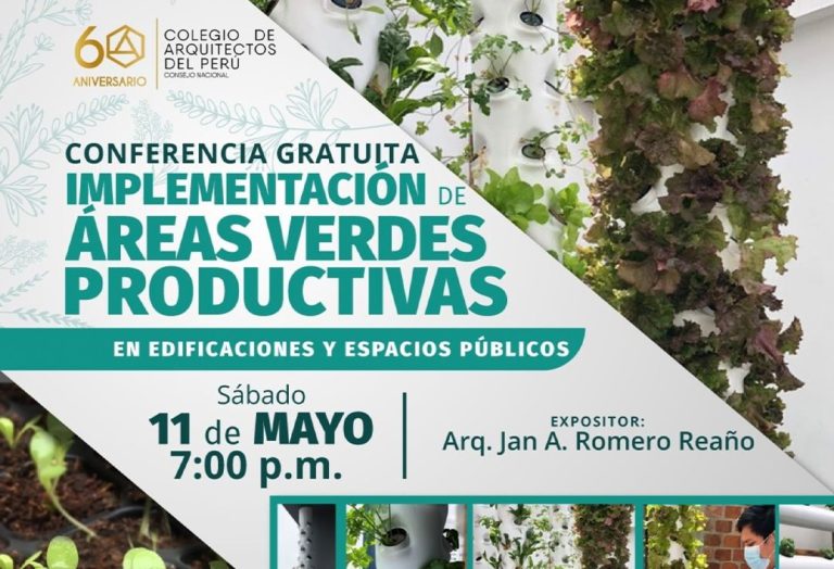 Conferencia «Implementación de áreas verdes productivas»