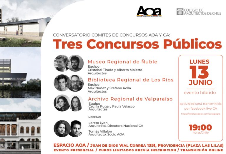 Tres Concursos Públicos organizado por el Comité de Arquitectura Institucional y Concursos