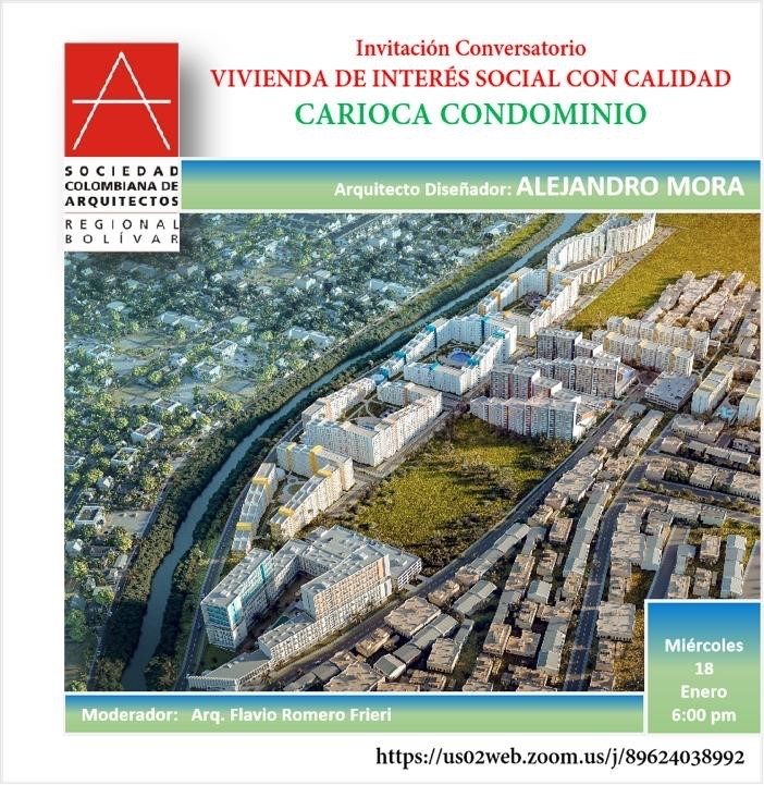 Conversation : des logements sociaux de qualité. Société colombienne des architectes.