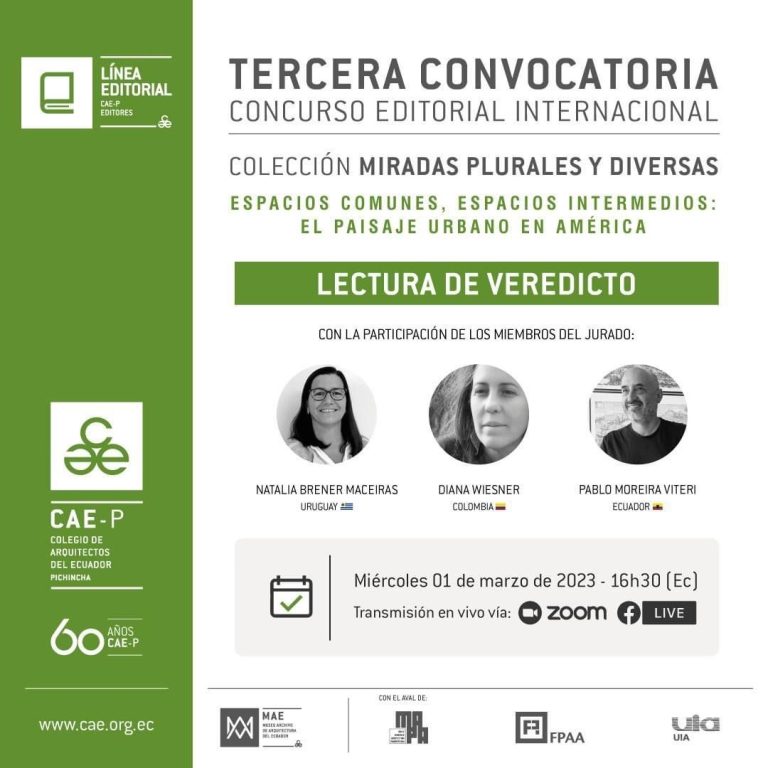 VERDICT READING: Third Call for Papers of the Miradas Plurales y Diversas Collection