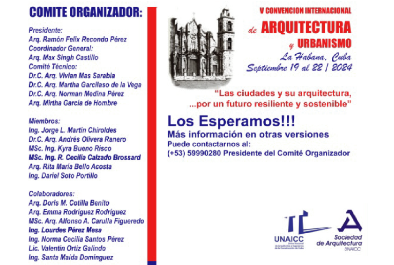 5º Convencion Internacional de Arquitectura y Urbanismo. La Habana, Cuba
