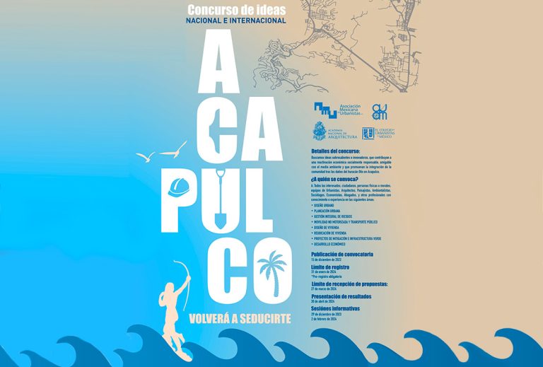 Concurso nacional e internacional de ideas: “Acapulco volverá a seducirte”