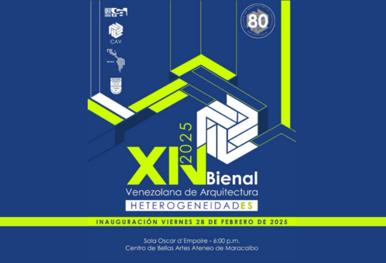 XIV BIENAL VENEZOLANA DE ARQUITECTURA – COLEGIO DE ARQUITECTOS DE VENEZUELA | ABIERTA HASTA EL 15 DE MARZO