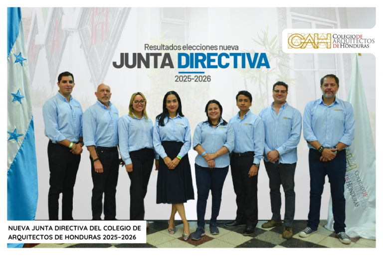 Nueva Junta Directiva del Colegio de Arquitectos de Honduras para el período 2025–2026