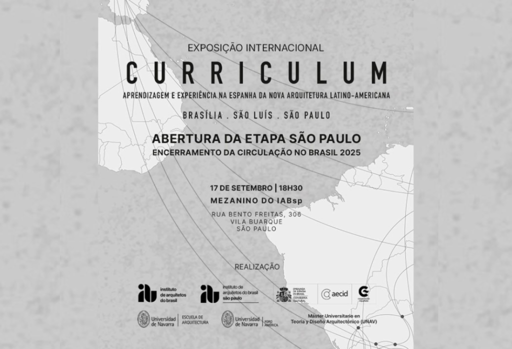 La exposición internacional CURRICULUM llega a São Paulo para su última etapa en Brasil