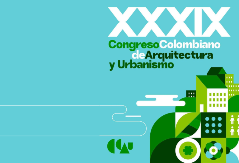 23 y 24 de octubre: XXXIX Congreso Colombiano de Arquitectura y Urbanismo