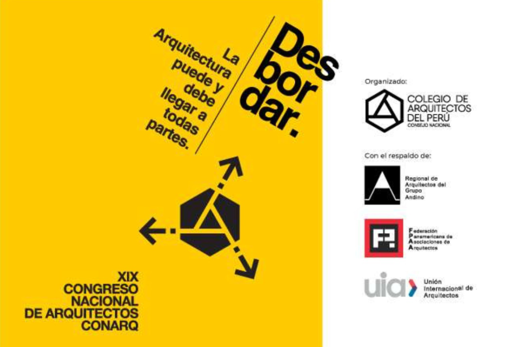 Del 22 al 25 de octubre: XIX Congreso Nacional de Arquitectos – CONARQ | Lima 2025