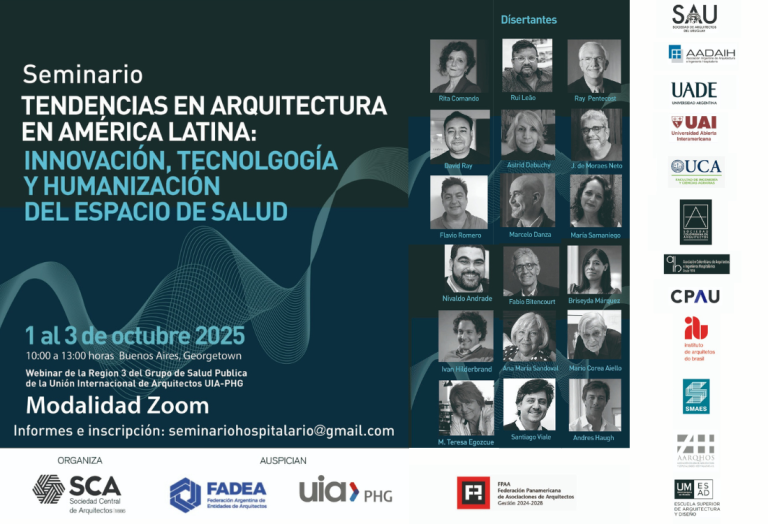 La presidenta de la FPAA, Arqta. María Samaniego, participará en el Seminario “Tendencias en Arquitectura en América Latina” | 1 al 3 de octubre